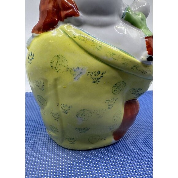 Hand Painted Porcelain Laughing Buddha Figurine Children Multicolor Collectible - Picture 12 of 12